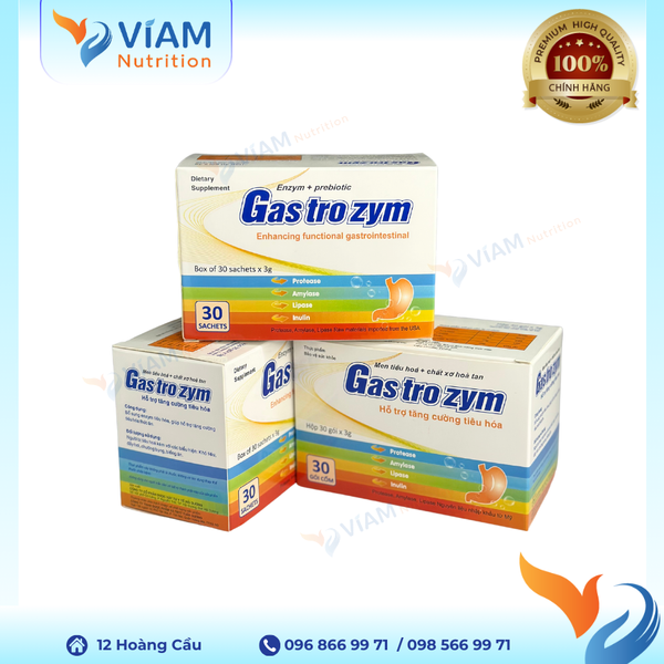  Gastrozym (Hộp 30 gói) 
