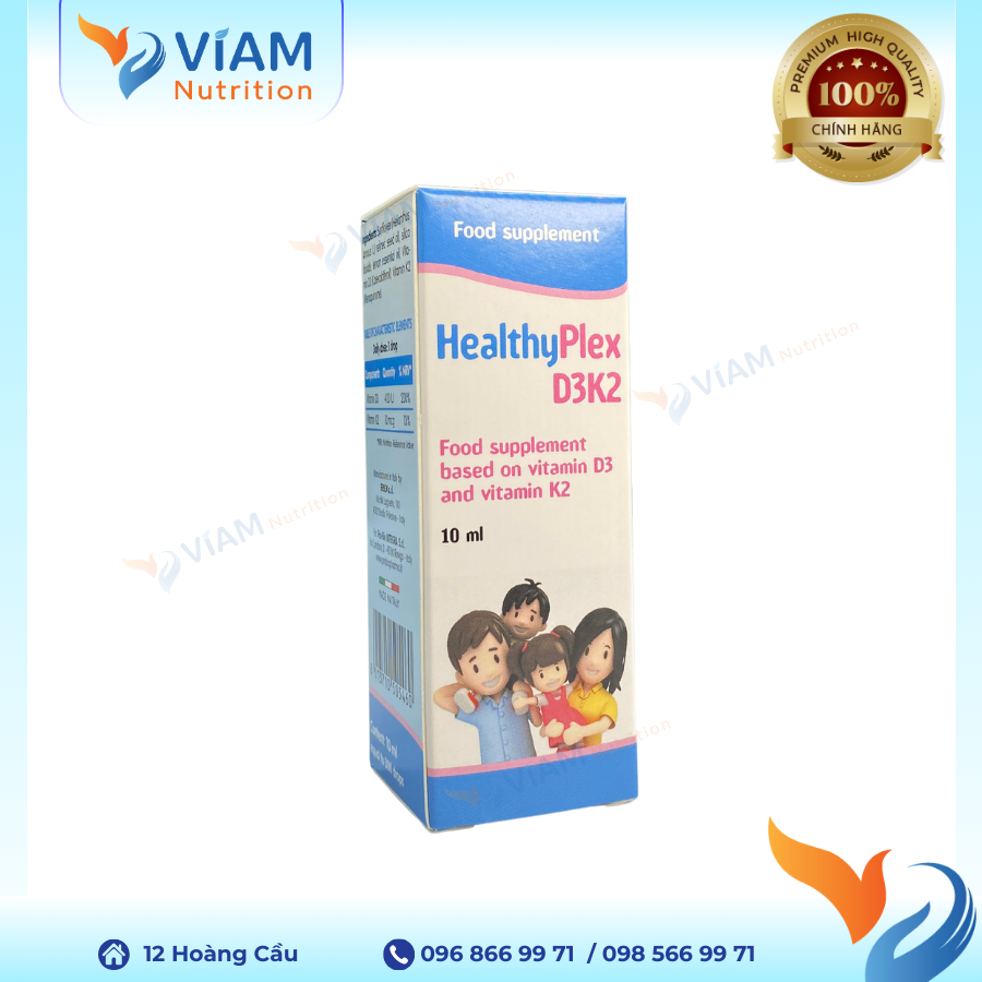  Healthy Plex D3K2 - Hỗ trợ phát triển Xương 