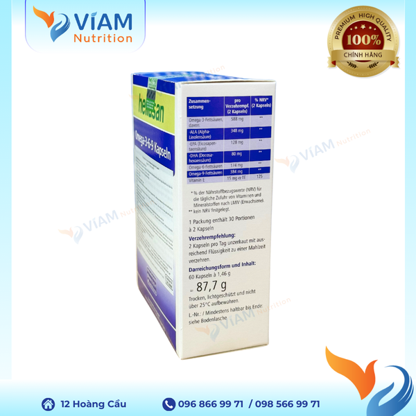  Heilusan - Omega 369 (Hộp 60 viên) 