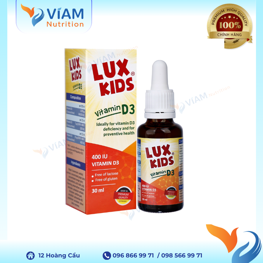  LUXKIDS - Vitamin D3 30ml 