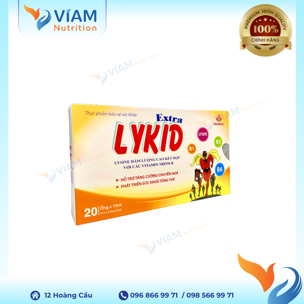  Lykid Extra (Hộp 20 ống) 
