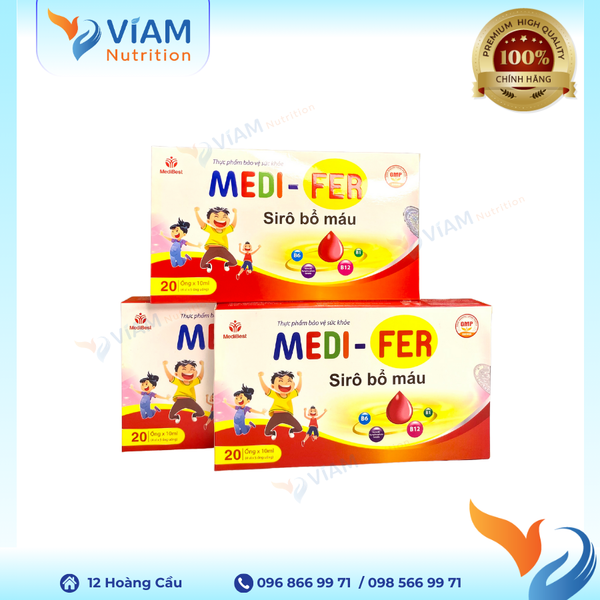  Medi Fer (Hộp 20 ống) 