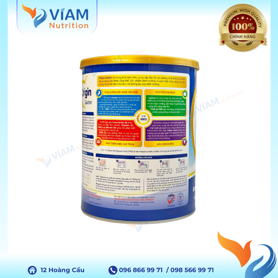  Sữa Origin Gastro 900g (trẻ từ 6 tháng) 