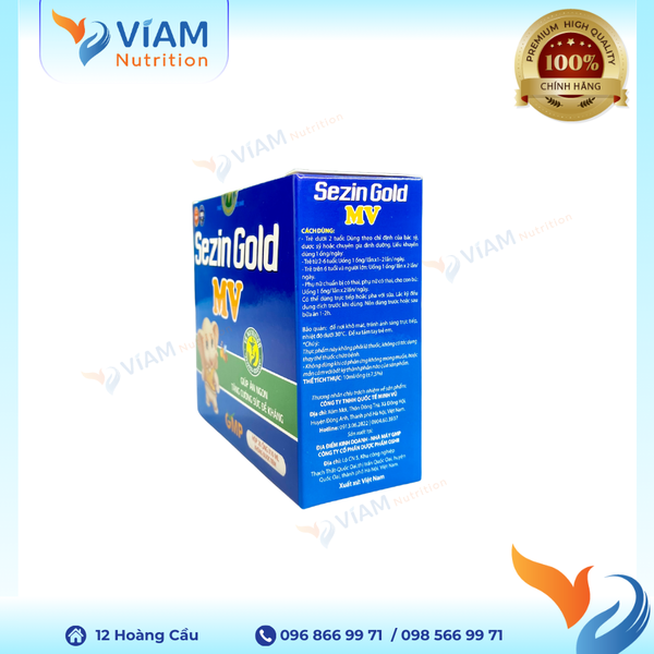 Sezin Gold MV (Hộp 20 ống) 