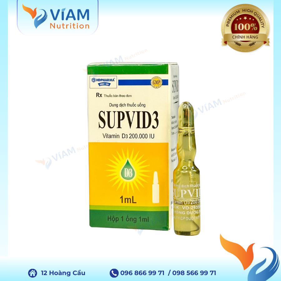  SUPVID3 Vitamin D3 200.000IU 