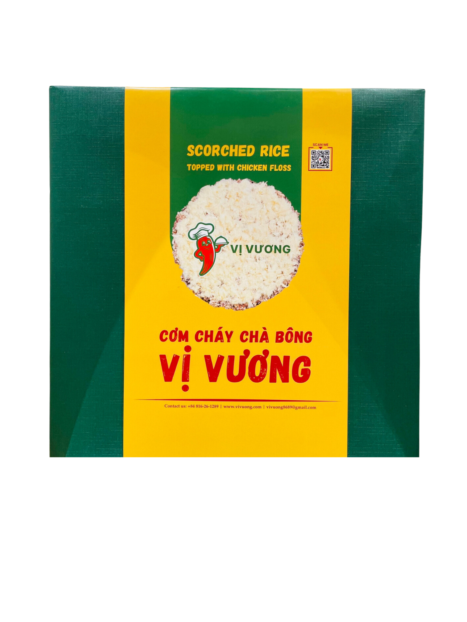  Hộp cơm cháy quà tặng ( 2 chiếc) - 500gram 