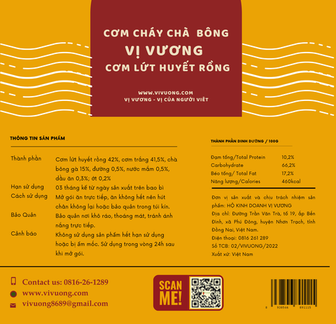 com-chay-cha-bong-vi-vuong-250g-lut-huyet-rong