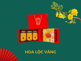  Hoa lộc vàng - Túi Ivory đỏ 3 lọ (hũ) 200g BÒ MIẾNG (Có Hộp chia ngăn bên trong) 