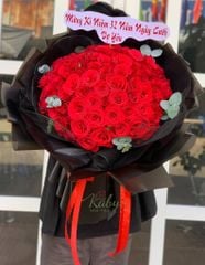 BÓ HOA 99 BÔNG HỒNG ĐỎ