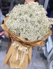 Bó Hoa Baby Trắng Hình Que Kem MẪU 1