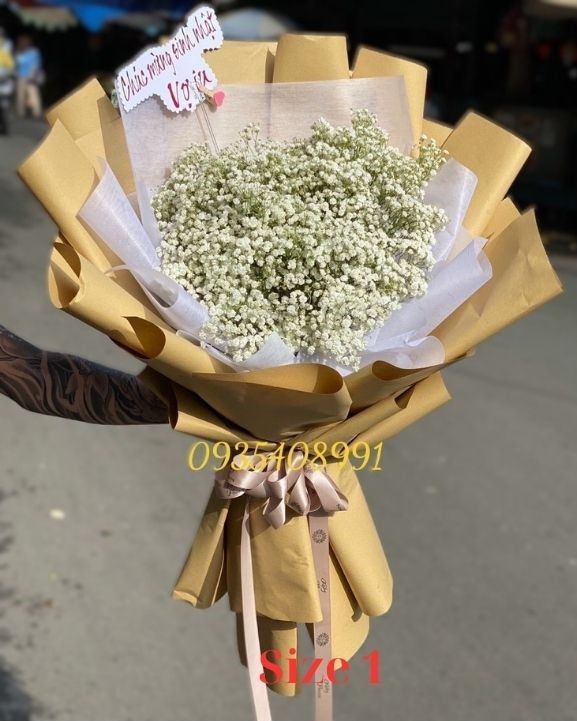Bó Hoa Baby Trắng