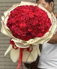 BÓ HOA HỒNG ĐỎ ĐƠN GIẢN 150 BÔNG
