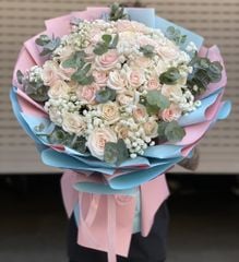Bó Hoa Hồng Pastel - Nàng Thơ