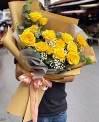 BÓ HOA HỒNG VÀNG