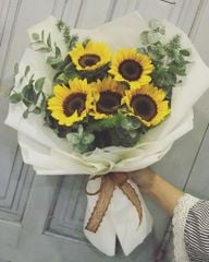 BÓ HOA HƯỚNG DƯƠNG 5 BÔNG NGÀY NẮNG