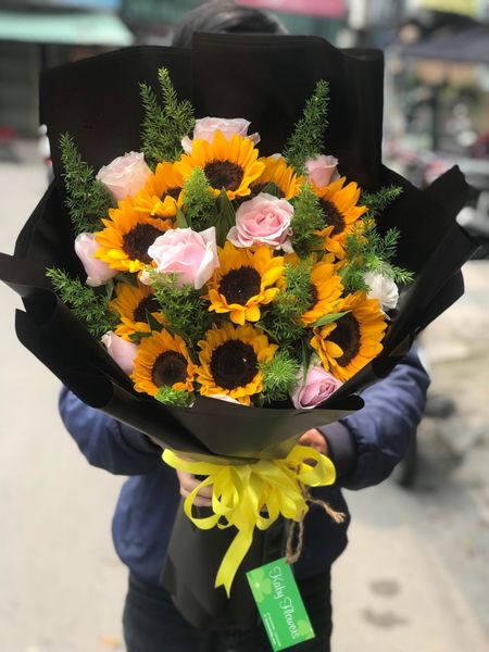 BÓ HOA HƯỚNG DƯƠNG ĐẬM CHẤT