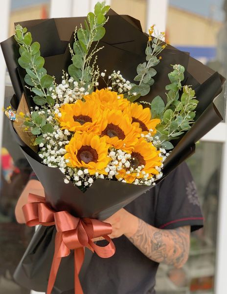 BÓ HOA HƯỚNG DƯƠNG NHỎ XINH