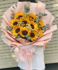 BÓ HOA HƯỚNG DƯƠNG TẶNG TỐT NGHIỆP