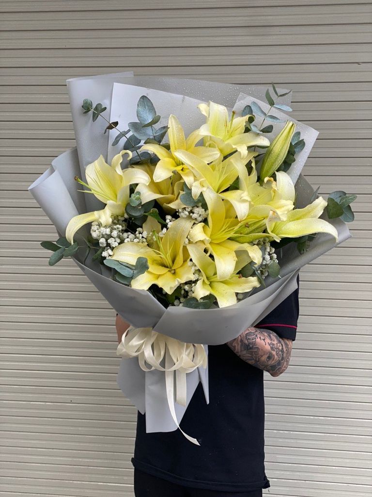 hoa bó ly vàng khuyến mãi - ưu đãi