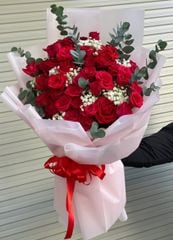 HOA BÓ HỒNG ĐỎ MIX BABY