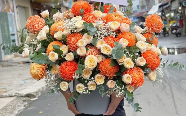 Hộp hoa - Hạnh phúc mới