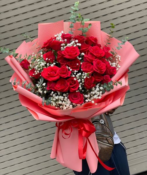 MẪU BÓ HOA HỒNG ĐỎ TẶNG VỢ - NGƯỜI YÊU