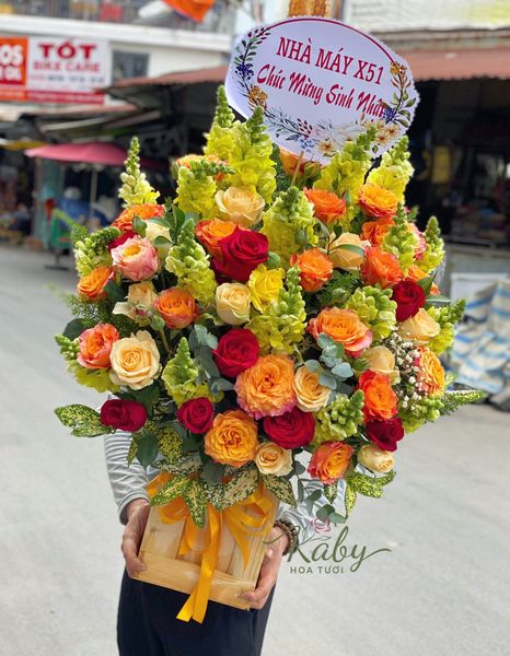 Hộp hoa - Nắng ấm