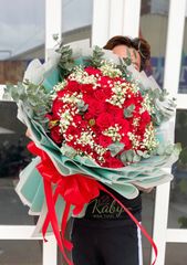 BÓ HOA HỒNG ĐỎ - YÊU EM