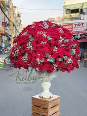 Bình Hoa 350 bông Hồng Đỏ