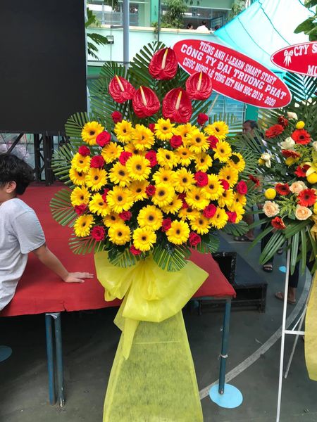 Kệ Hoa Chúc Mừng - Sáng tươi
