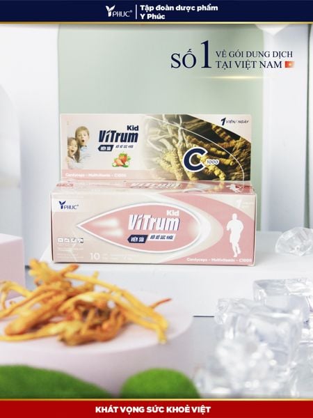  Viên sủi bồi bổ sức khỏe Vitrum Kid 