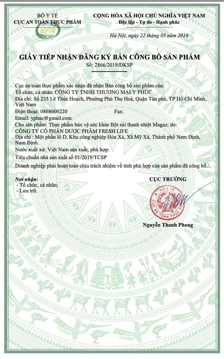  Bột sủi thanh nhiệt MAGAZ 