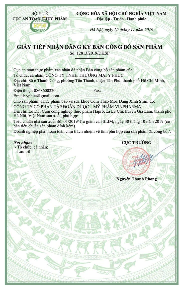  Cốm thảo mộc dáng xinh Slim 