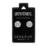 NỤ ĐÁ CZ 8MMT - STUDEX - CHO DA NHẠY CẢM