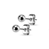 NỤ TRÒN TRƠN TRẮNG SIZE 5MM - STUDEX - CHO DA NHẠY CẢM