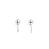 NỤ TRÒN TRƠN TRẮNG SIZE 4MM - STUDEX - CHO DA NHẠY CẢM