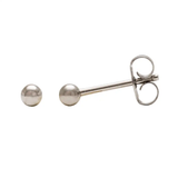 NỤ TRÒN TRƠN TRẮNG SIZE 4MM - STUDEX - CHO DA NHẠY CẢM