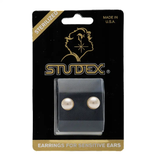 NỤ NGỌC TRAI 8MM - STUDEX - CHO DA NHẠY CẢM