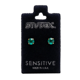 NỤ ĐÁ SINH THÁNG 05 - MÀU NGỌC LỤC BẢO - STUDEX - CHO DA NHẠY CẢM