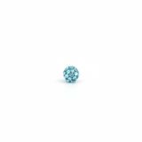 Cầu Xanh - Khuyên tai quả cầu đá màu xanh size 4,5 mm hãng Studex