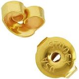 3mmV Longpost - Khuyên tai tráng vàng Studex gắn đá 3mm dành cho tai dày