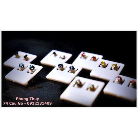 Khuyên bấm Bạc ta 01