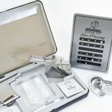 tròn trơn 5mmt - Nụ bi trơn cỡ 5mm tráng vàng trắng -  hãng studex