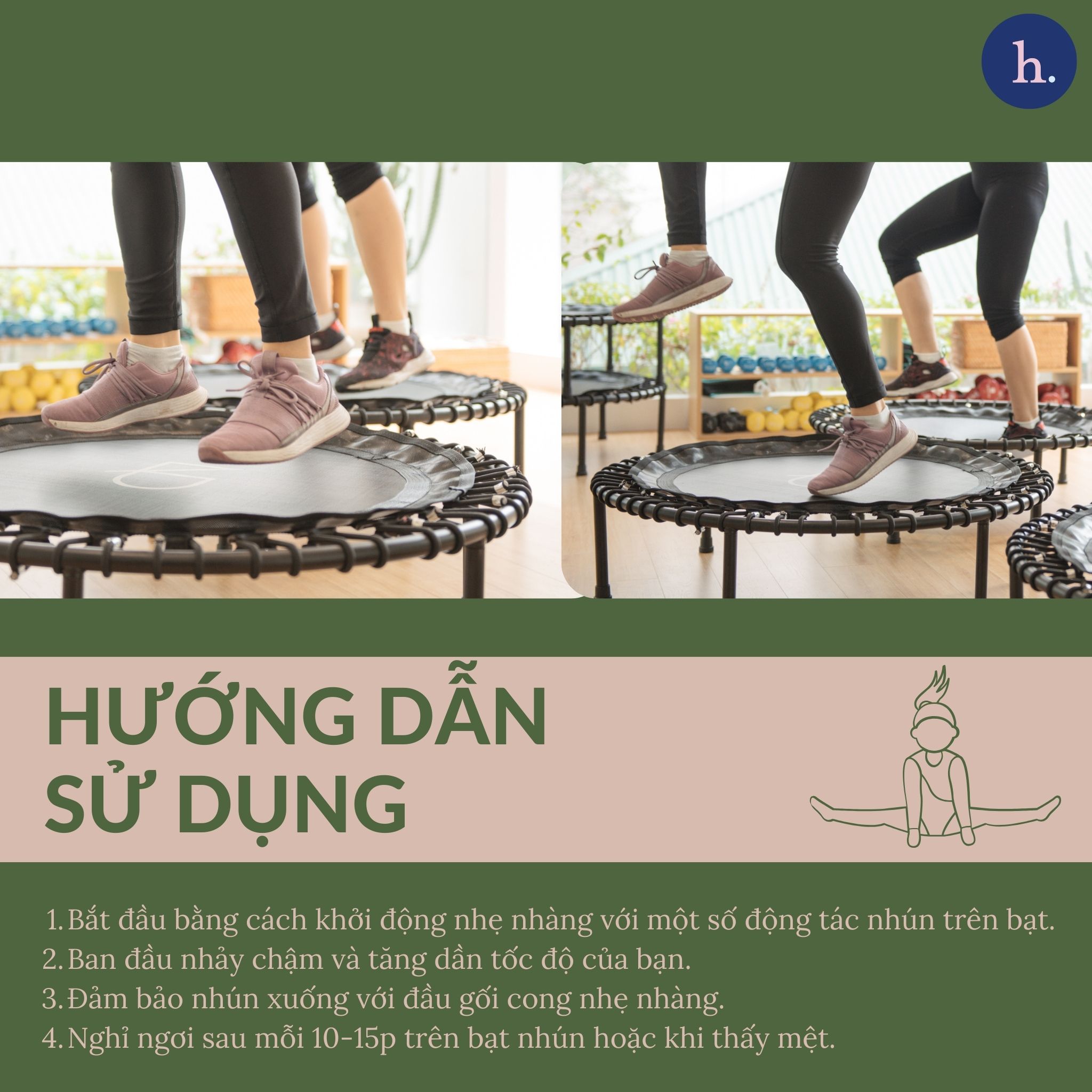  Bạt Nhún HERGlow Trampoline (Phiên Bản 2) 