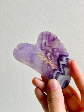 Gua Sha Đá Thạch Anh Tím (Amethyst)