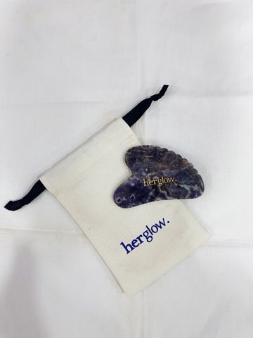 Gua Sha Đá Thạch Anh Tím (Amethyst)