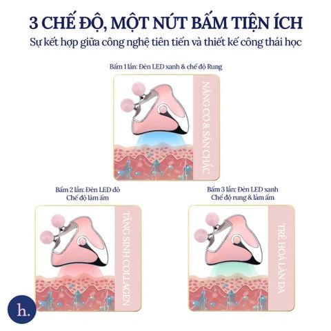 HERGlow LED Gua Sha - Gua Sha Trị Liệu Ánh Sáng