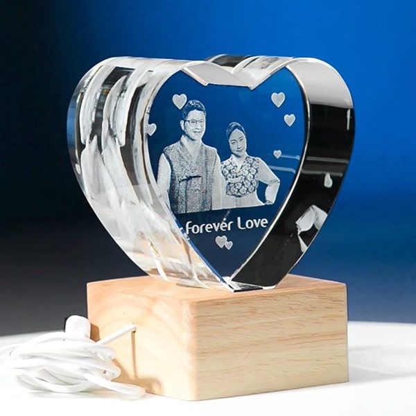 Chân dung 3d khối trái tim tình yêu 3D-Heart