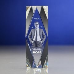 Chân dung 3d khối pha lê chữ nhật 3D-HCNVC-16