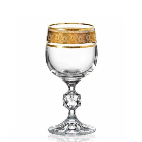 Bộ 6 ly Bohemia Crystal mạ vàng LA011-50ml